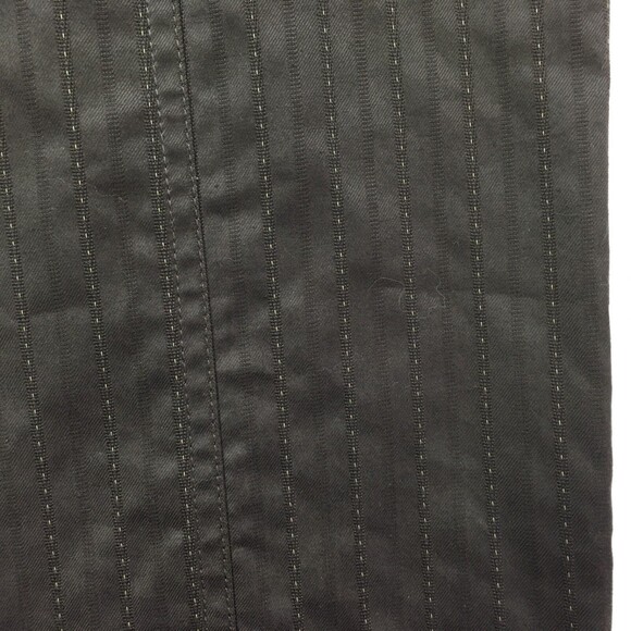 ECI New York Women's Pants Size 4 Brown Lime Green Pin Striped Cropped NWT - Picture 2 of 6